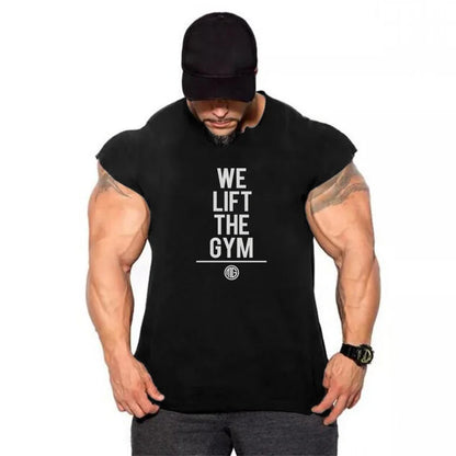 New Brand Clothing Bodybuilding Fitness Men's Vest Sexy Summer Cotton Sleeveless Tank Top gyms men undershirt tanktops