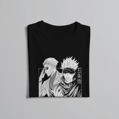 Kento Nanami Satoru Jujutsu Kaisen Anime T Shirt Gothic Crewneck TShirt Harajuku Clothing Polyester