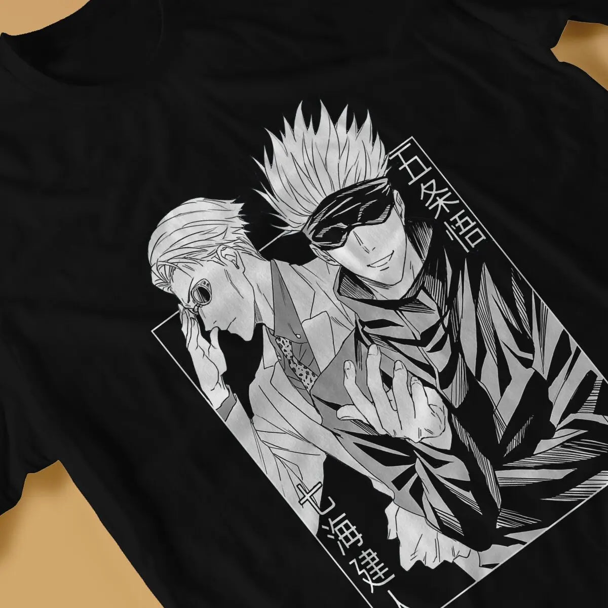 Kento Nanami Satoru Jujutsu Kaisen Anime T Shirt Gothic Crewneck TShirt Harajuku Clothing Polyester