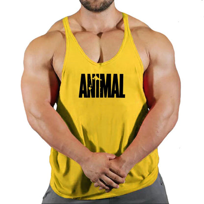 2022 Cotton Gyms Tank Tops Men Sleeveless Tanktops For Boys Bodybuilding Clothing Undershirt Fitness Stringer Vest